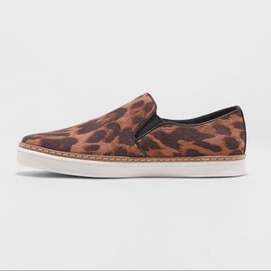 Tropical Leopard Hawaiian Print Women's Slip On Sneakers